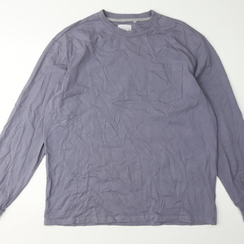 Nineteen.Twenty.Two XL Men's Purple Long Sleeve T-Shirt