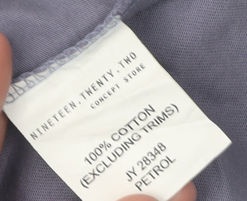 Nineteen.Twenty.Two XL Men's Purple Long Sleeve T-Shirt