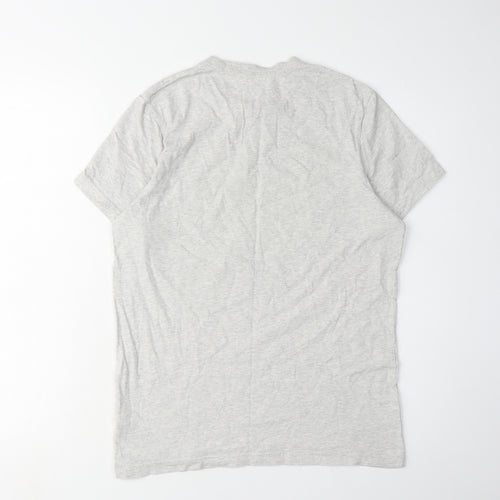 Jack Wills Men's XS Grey Cotton Crew Neck T-Shirt