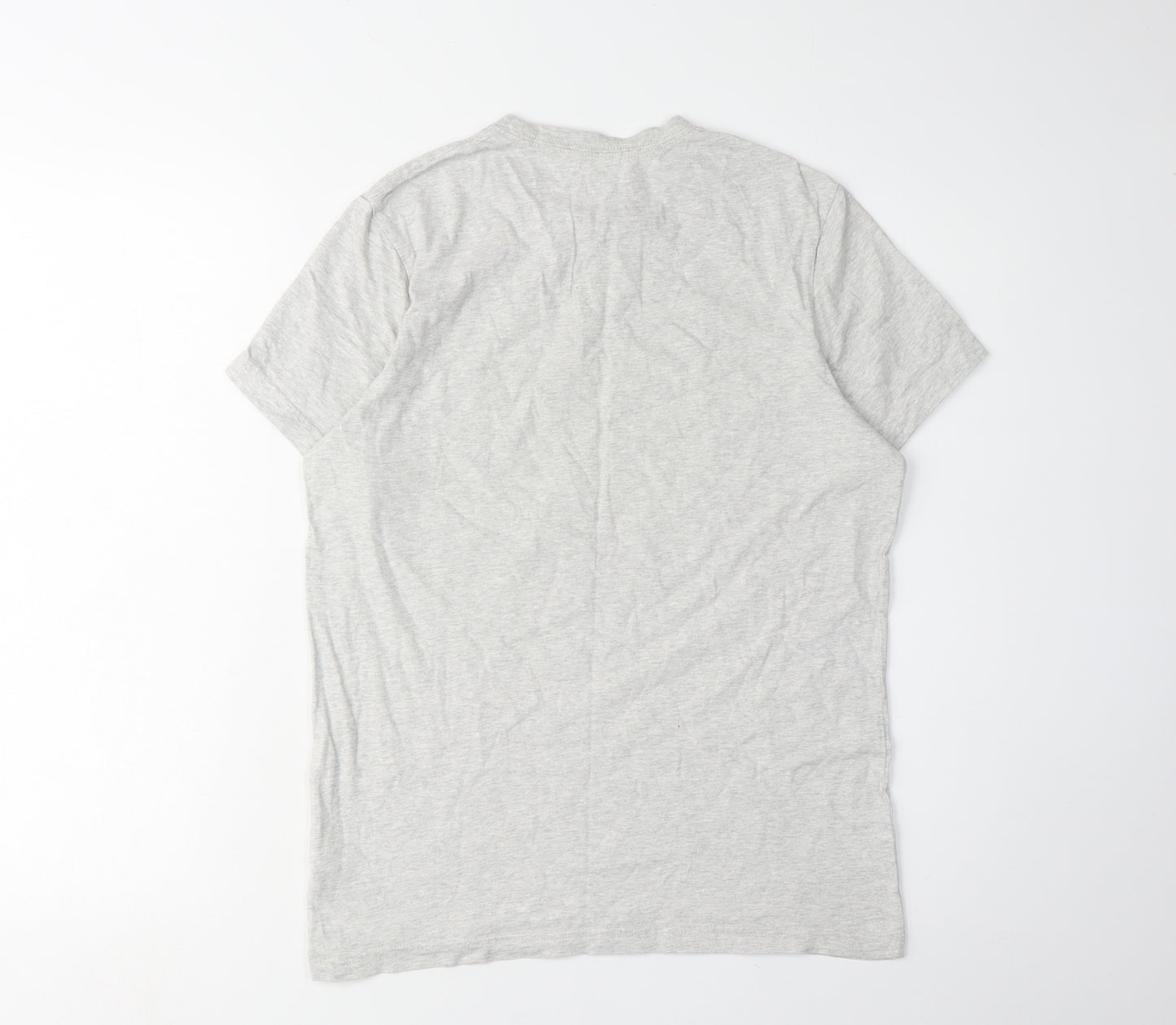 Jack Wills Men's XS Grey Cotton Crew Neck T-Shirt
