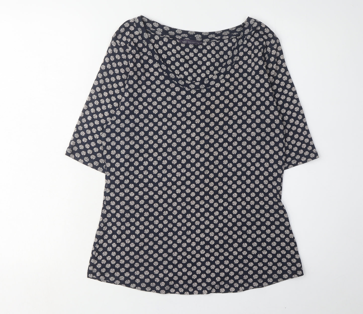 Marks and Spencer Women's Floral T-Shirt Size 14