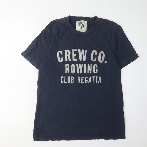 Crew Clothing Co. Men's Blue Medium T-Shirt