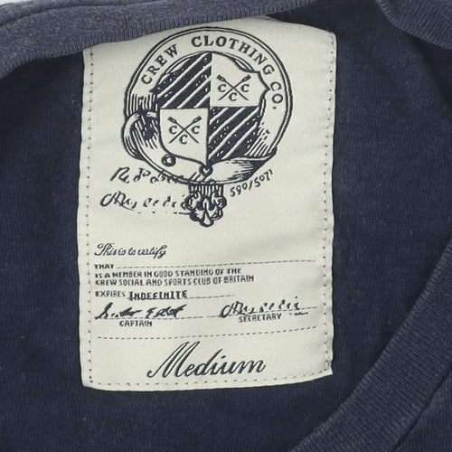Crew Clothing Co. Men's Blue Medium T-Shirt