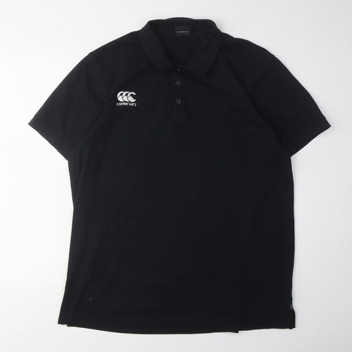 Canterbury Men's Black 2XL Polo Shirt