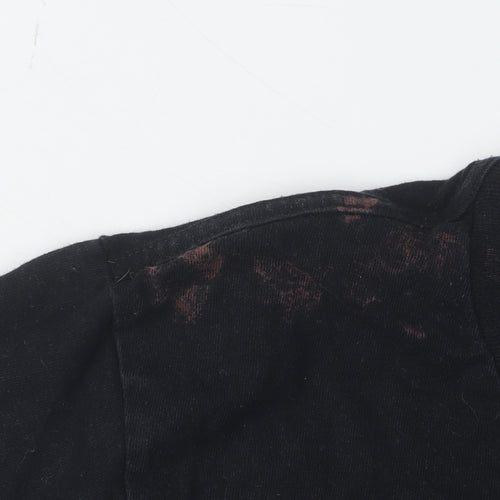 Off-White Men's Black Graphic Print T-Shirt, Size S