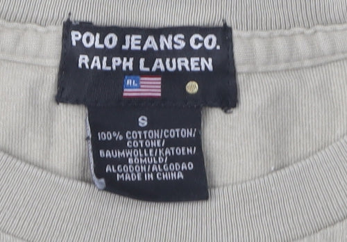 Ralph Lauren Beige Men's Small T-Shirt