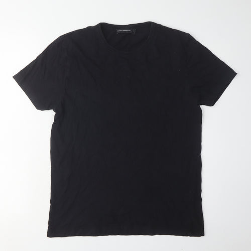 French Connection Men's Black Medium Crew Neck T-Shirt