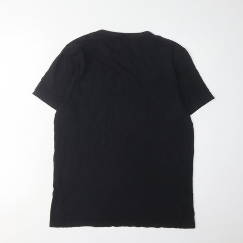 French Connection Men's Black Medium Crew Neck T-Shirt