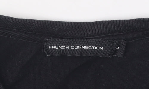 French Connection Men's Black Medium Crew Neck T-Shirt