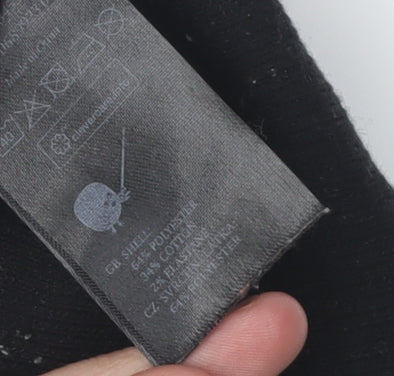 Monki Women's Black Mock Neck Long Sleeve T-Shirt Size S