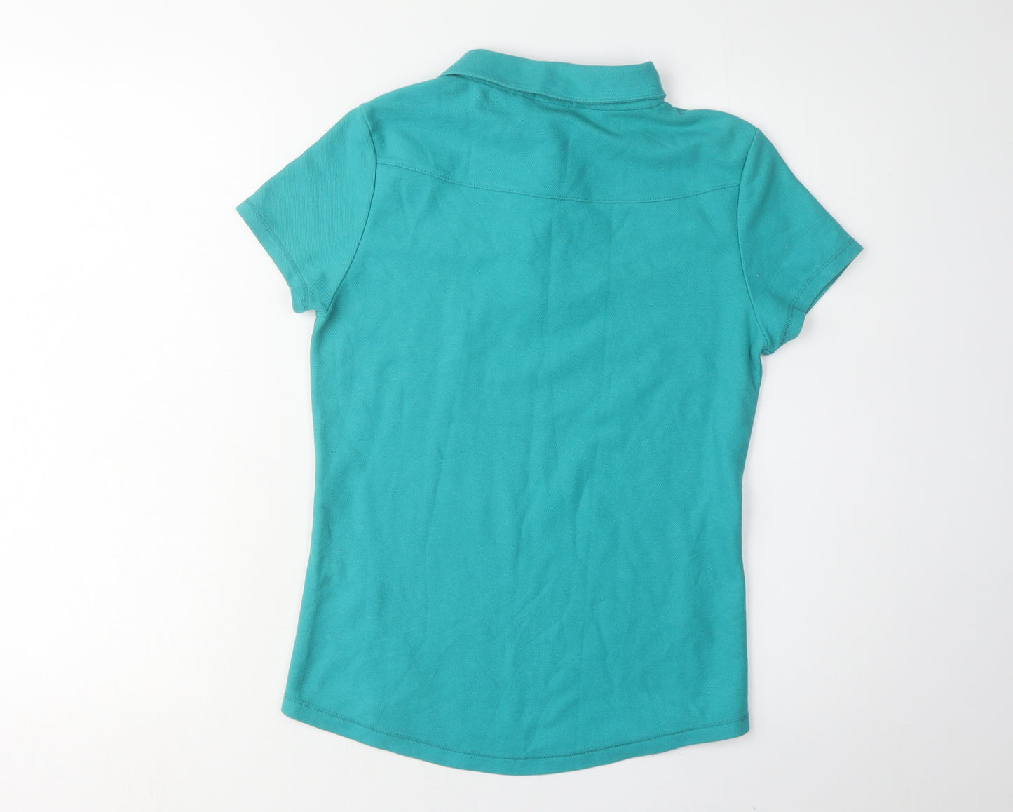 LA Gear Women's Green Polo Shirt, Size 10, Short Sleeve