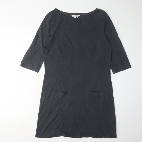 Boden Women's Black Shift Dress Size 10 with Pockets