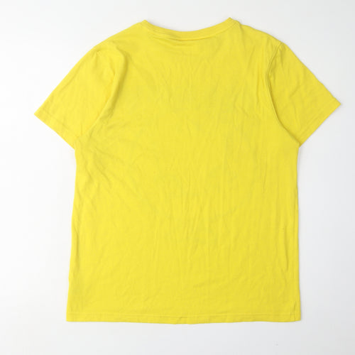 Mr. Men Little Miss Yellow T-Shirt, Size M, Cartoon Print