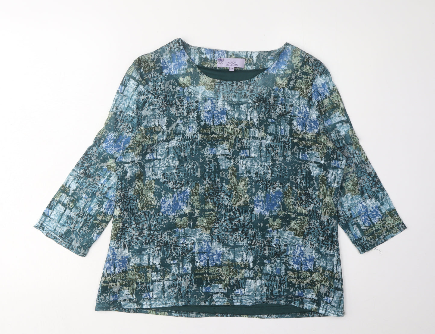 Honor Millburn Women's Geometric Blouse Size 14