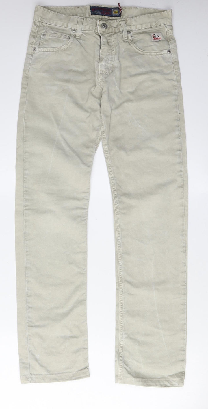 Roy Roger's Women's Beige Straight Jeans Size 12