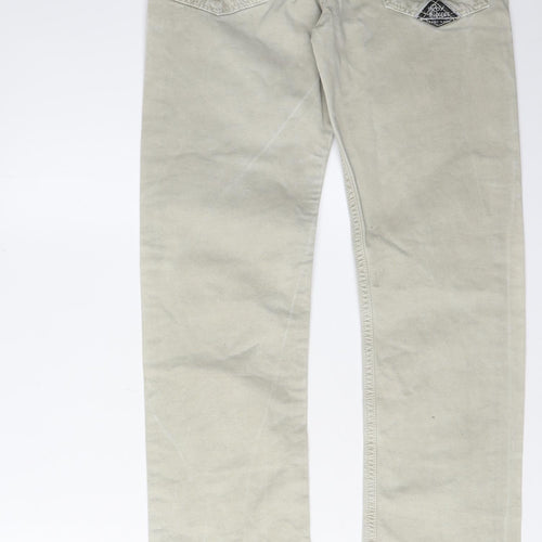 Roy Roger's Women's Beige Straight Jeans Size 12