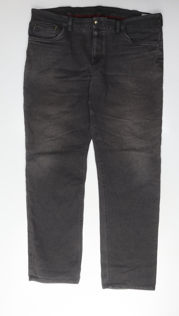 English Laundry Men's Black Jeans 40X34 Mid Rise