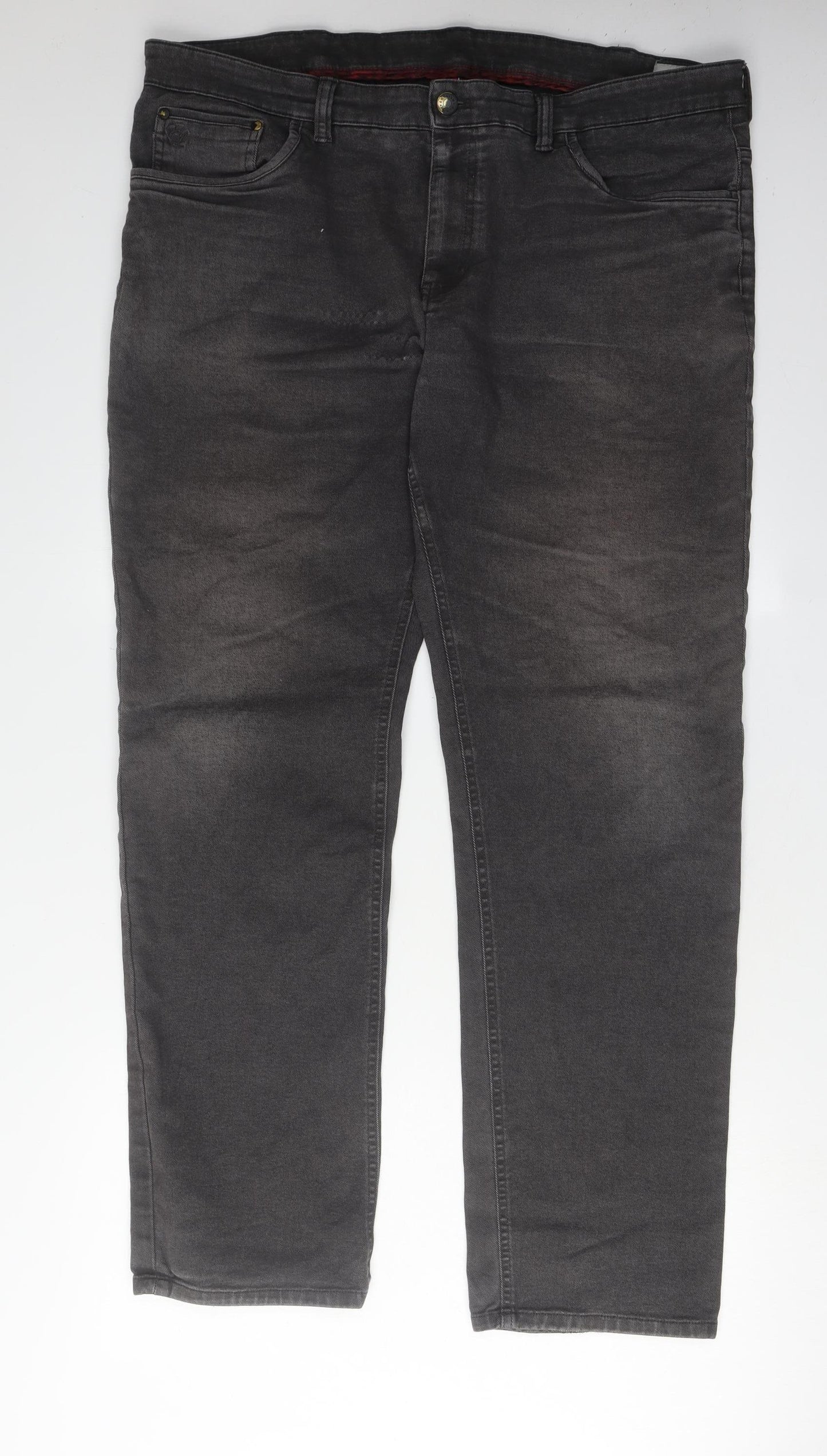 English Laundry Men's Black Jeans 40X34 Mid Rise