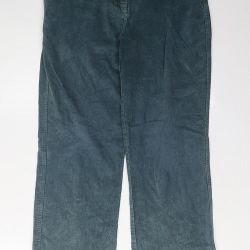 Cotton Traders Women's Green Corduroy Trousers