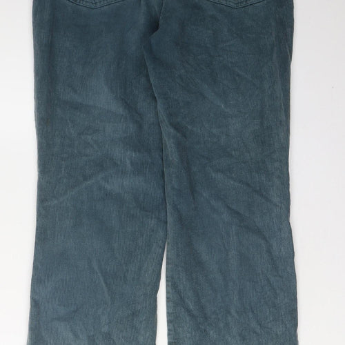 Cotton Traders Women's Green Corduroy Trousers