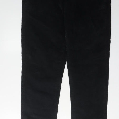 Samuel Windsor Men's Black Corduroy Trousers 38S