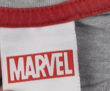 Marvel Men's Grey Comics T-Shirt Size L Short Sleeve