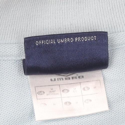 Umbro Men's Blue Polo M Short Sleeve Sporty Attire