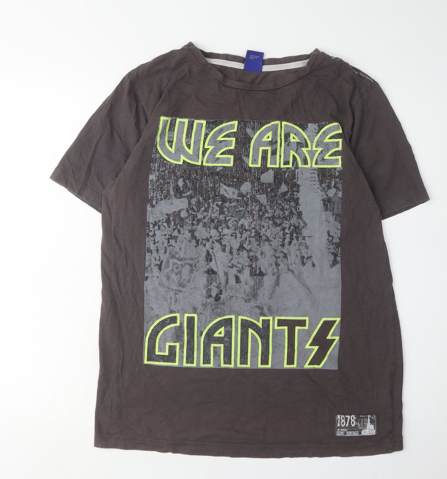 Everton Men's Black Graphic Print T-Shirt - Size L