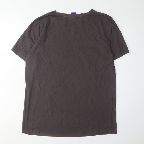 Everton Men's Black Graphic Print T-Shirt - Size L