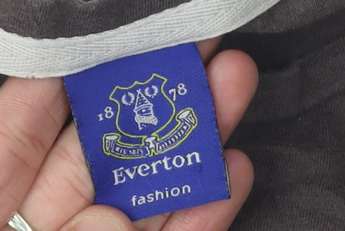 Everton Men's Black Graphic Print T-Shirt - Size L