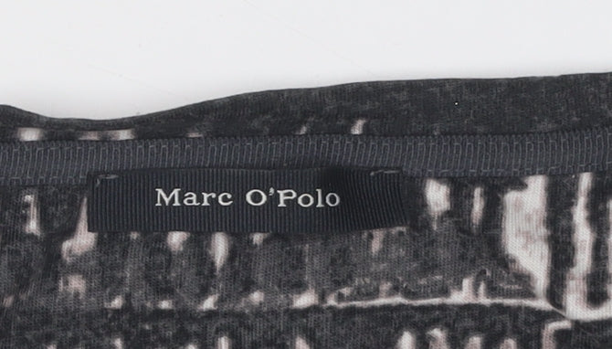 Marc O'Polo Women's Black Geometric Top Size S