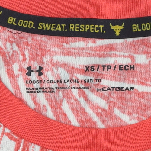 Under Armour Men's Red XS Graphic Print T-Shirt