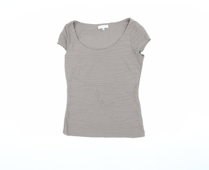 Rocha John Rocha Women's Beige T-Shirt, Size 10
