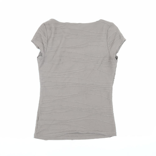 Rocha John Rocha Women's Beige T-Shirt, Size 10