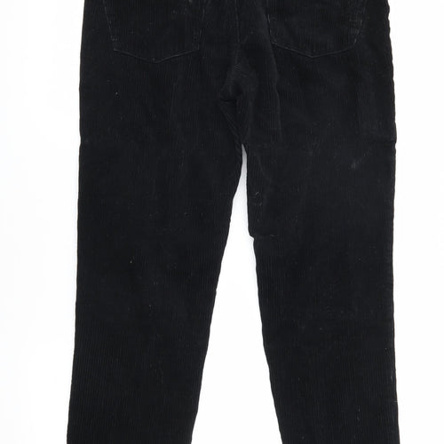 Superdry Men's Black Corduroy Trousers 30x32