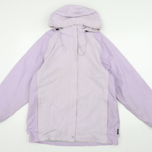 Regatta Women's Purple Waterproof Hooded Jacket Size 12