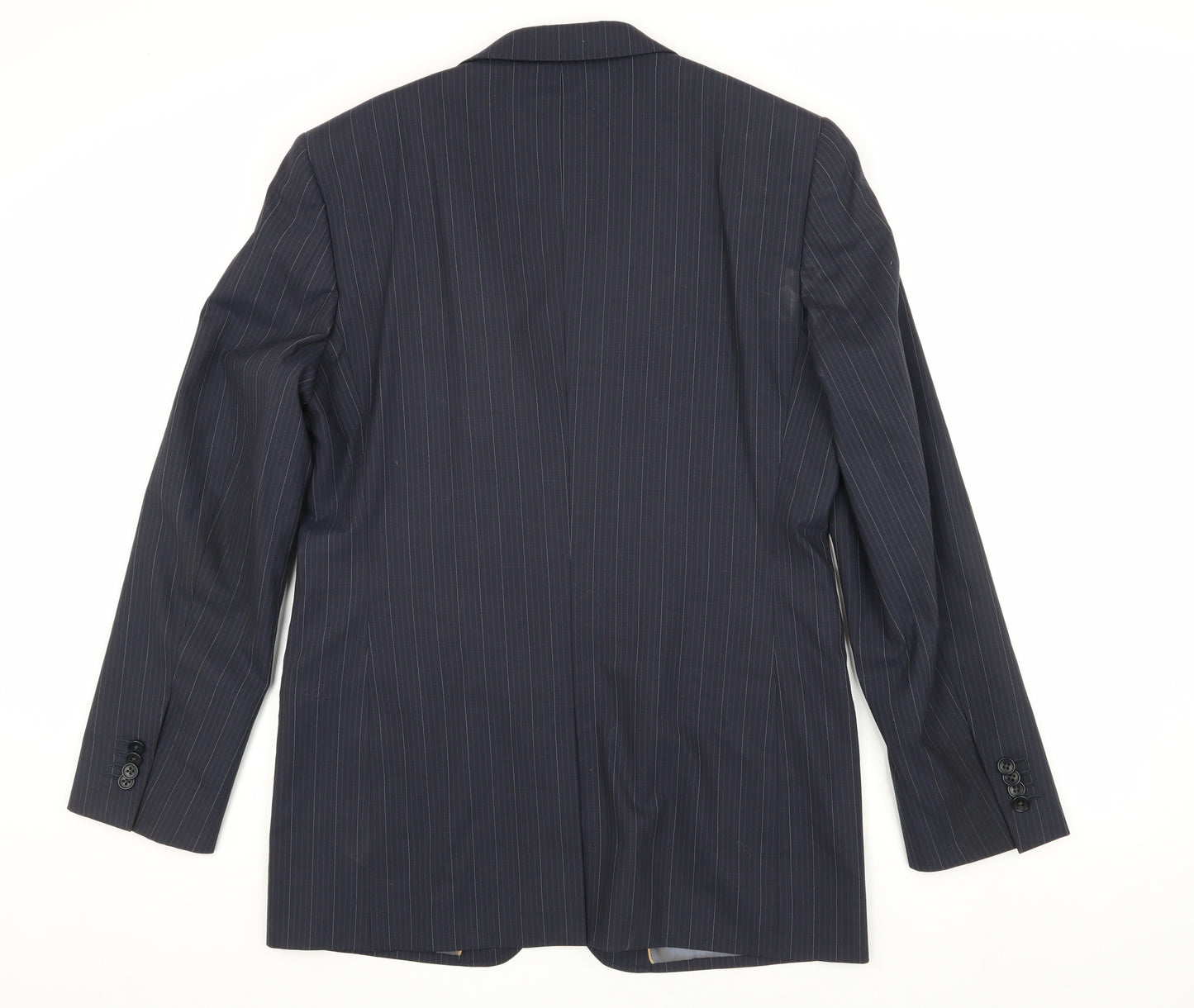 Ted Baker Men's Blue Striped Blazer Size 3 Classic Style
