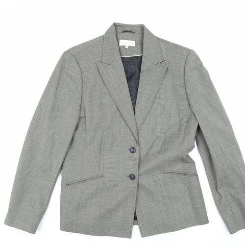 Austin Reed Grey Wool Blazer Women's M, Business Attire