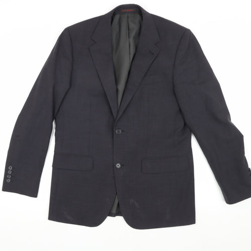 Jeff Banks Men's Grey Blazer, Size 38, Regular Fit