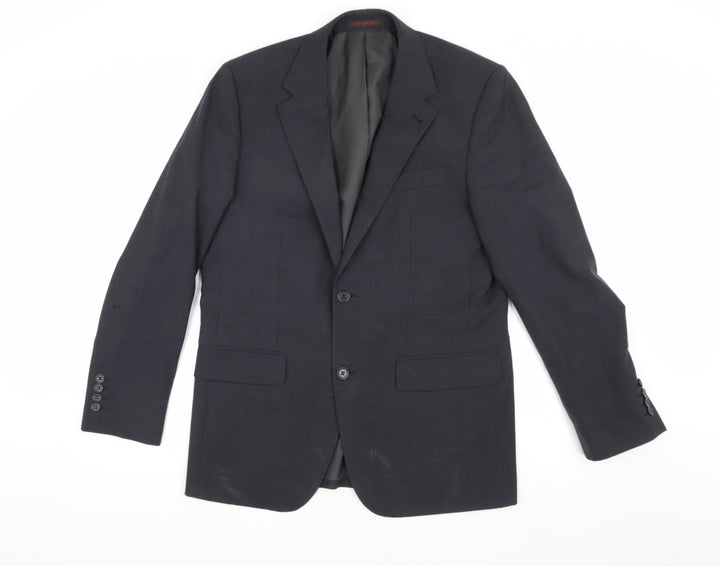 Jeff Banks Men's Grey Blazer, Size 38, Regular Fit