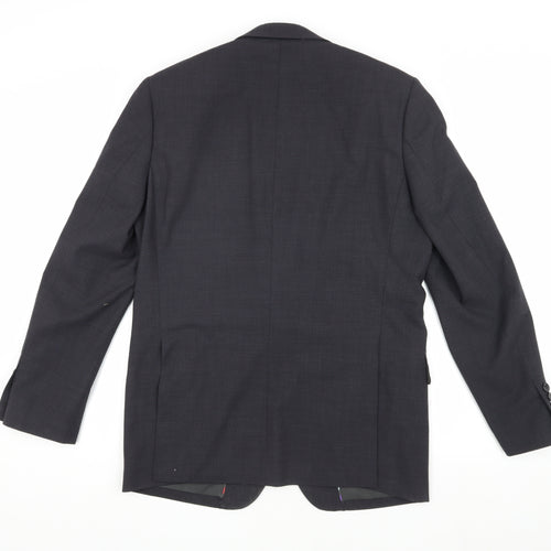 Jeff Banks Men's Grey Blazer, Size 38, Regular Fit