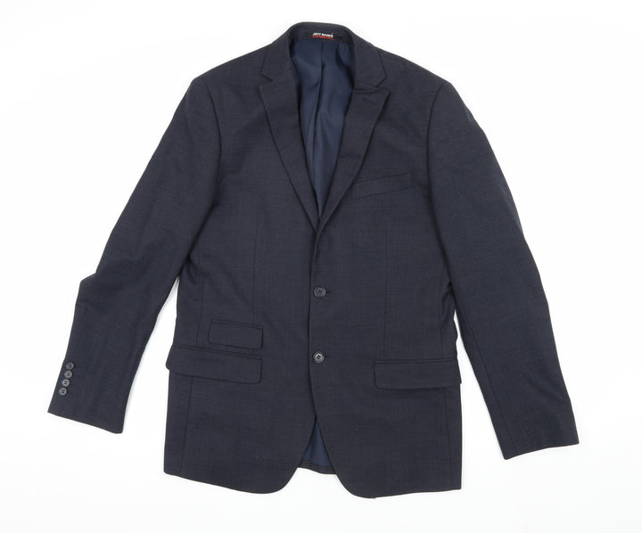 Jeff Banks Men's Blue Blazer, 38, Regular Fit, Formal