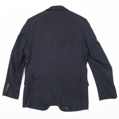 Jeff Banks Men's Blue Blazer, 38, Regular Fit, Formal