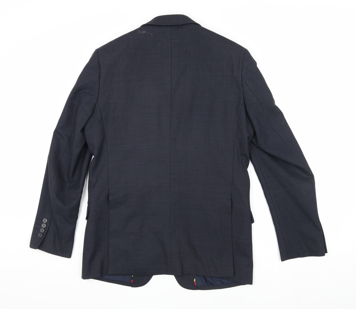 Jeff Banks Men's Blue Blazer, 38, Regular Fit, Formal