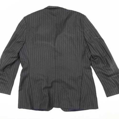 Charles Tyrwhitt Grey Striped Men's Blazer 42R
