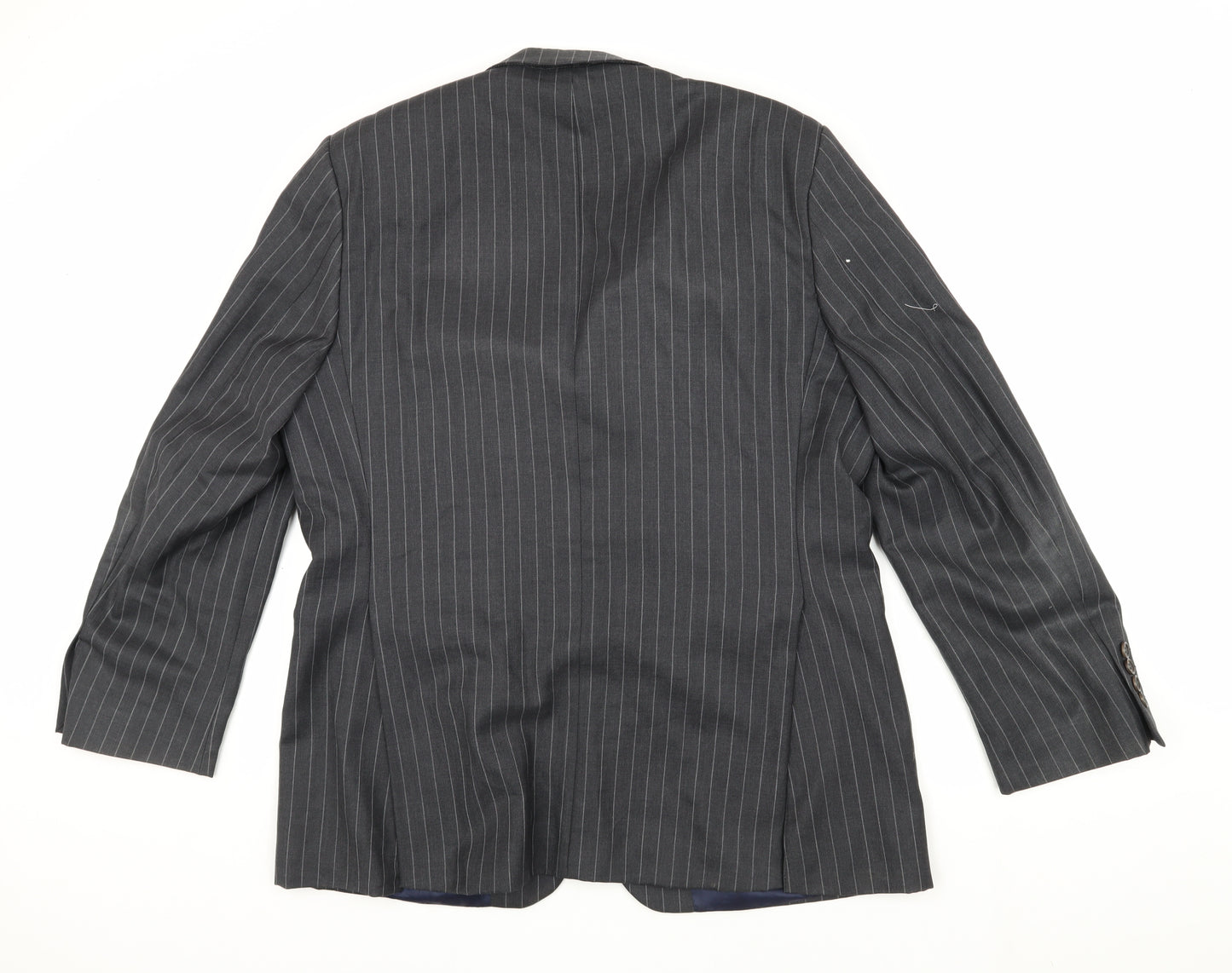 Charles Tyrwhitt Grey Striped Men's Blazer 42R