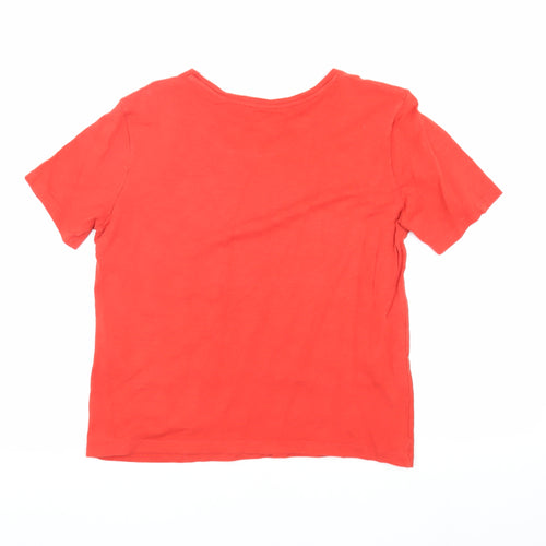 Jacqueline de Yong Women’s Red Basic T-Shirt, Size S