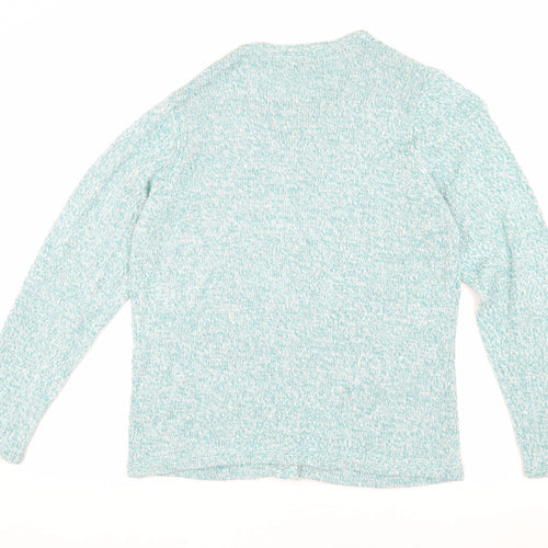 Honor Millburn Women's Green Cable-Knit Cardigan S