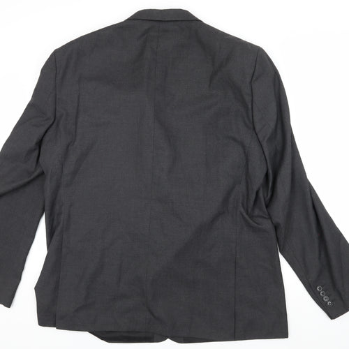 Moss Esq Men's Grey Suit Jacket Size 54L