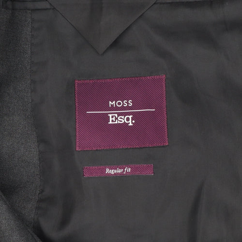 Moss Esq Men's Grey Suit Jacket Size 54L